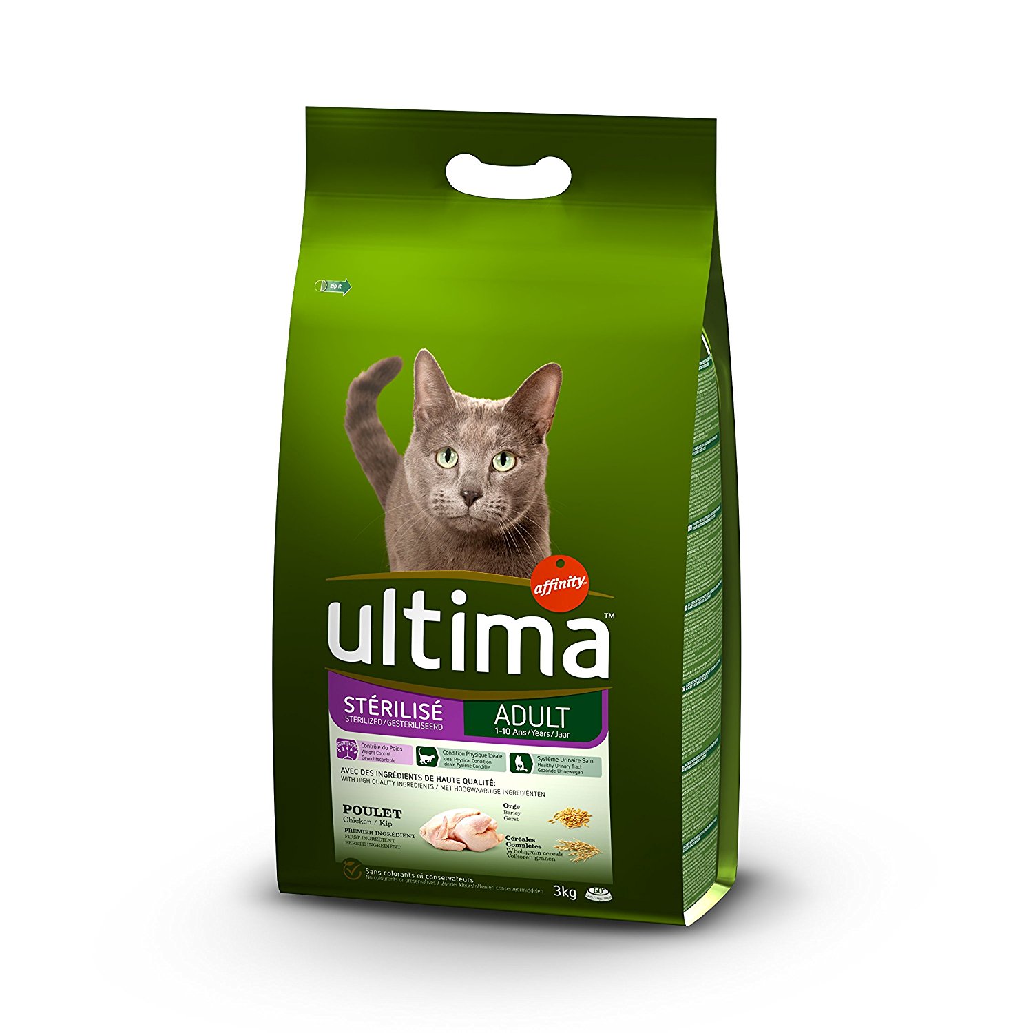 Ultima Croquettes Chat Sterilise Chat Maine Coon