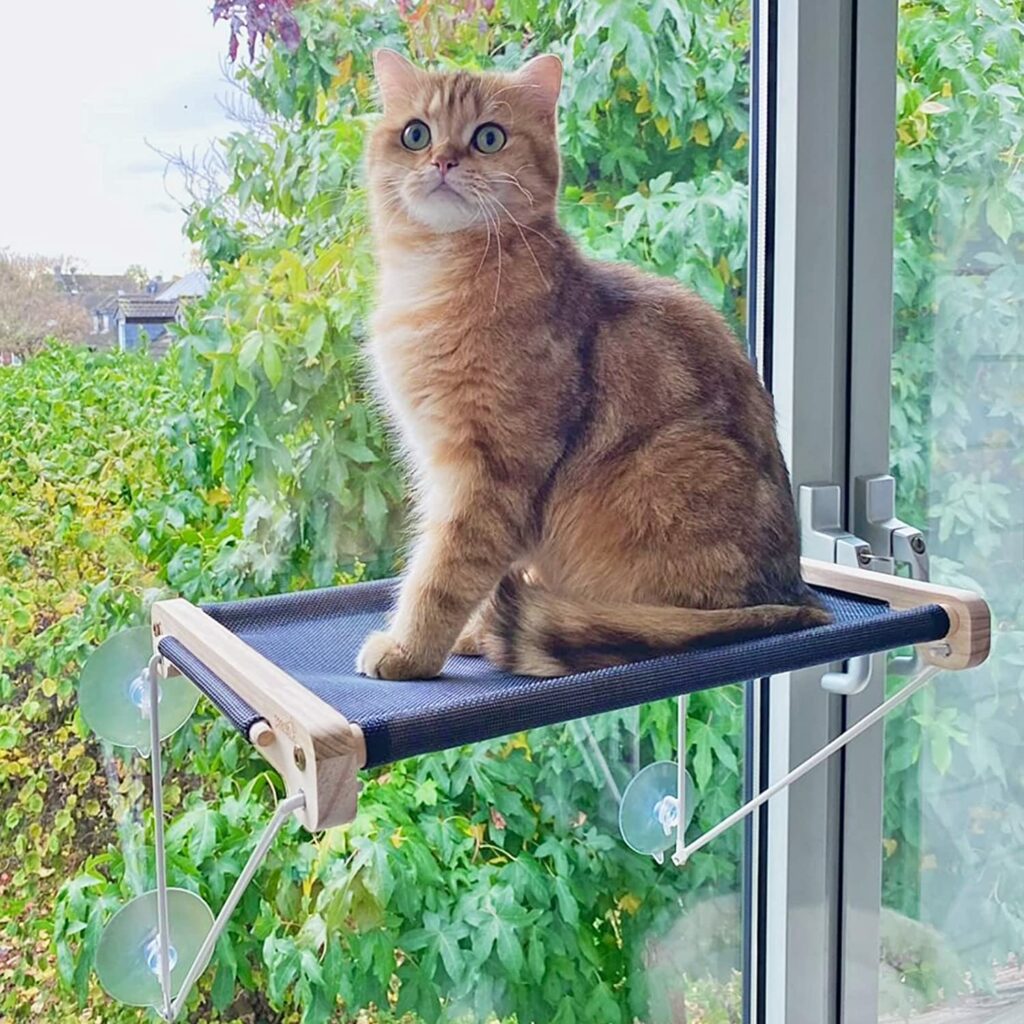 Hamac pour chat à fixer sur une fenêtre